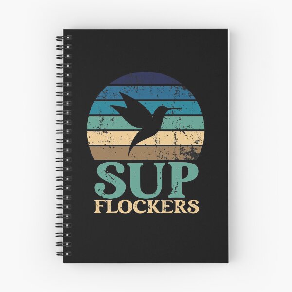 Item preview, Sup Flockers Hummingbird Lover Funny Vintage  designed and sold by 1stAmendMerch.