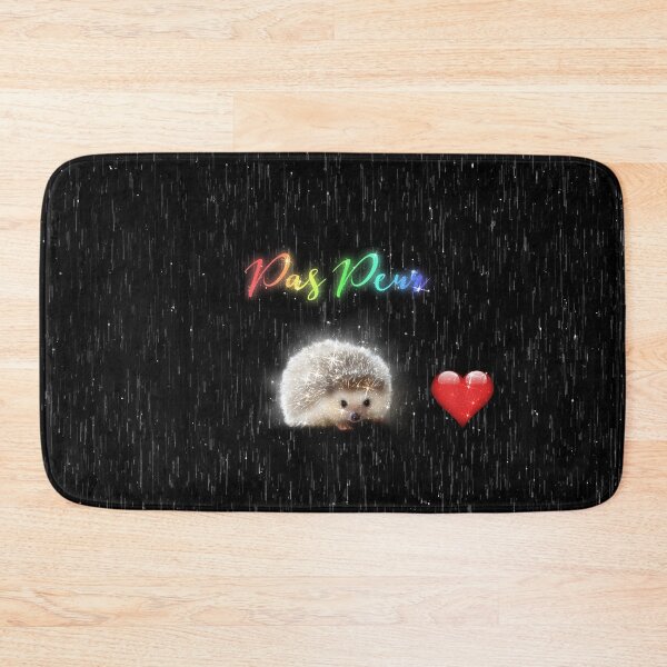 Item preview, Cute Neon Hedgehog Rainbow Love Pas Peur Not Scared Couple designed and sold by Jolly-Yosei.