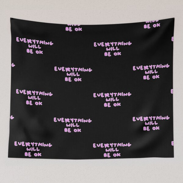 Item preview, Everything will be ok pink design designed and sold by Captain-Jackson.