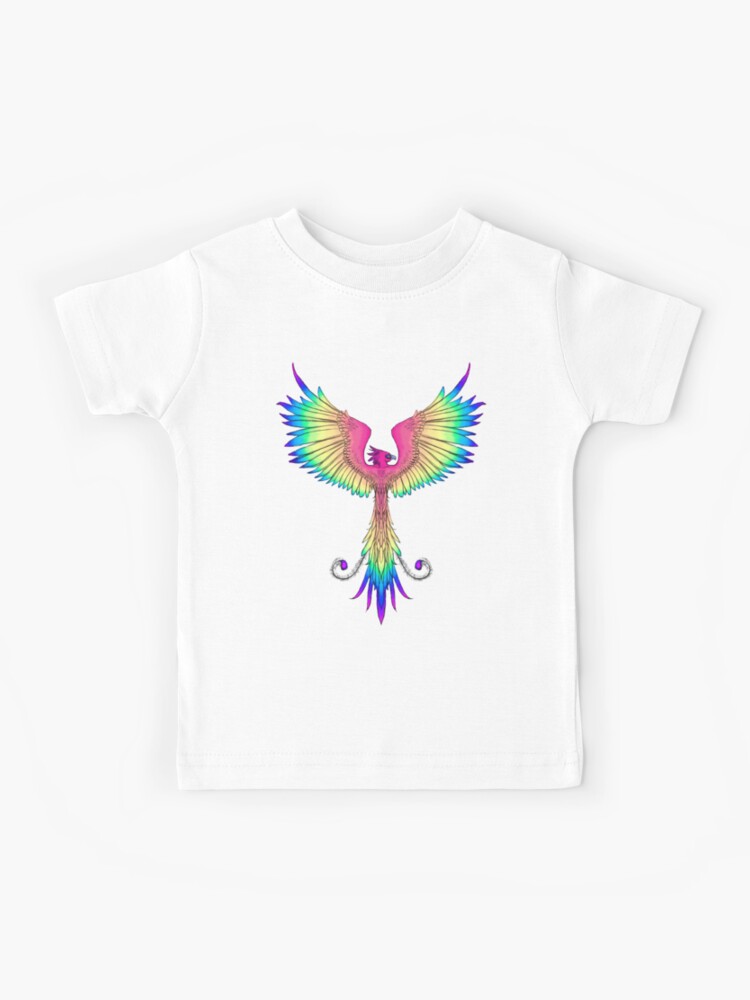 Rainbow Phoenix Kids T Shirt By Cooperp23 Redbubble - sient t shirt roblox