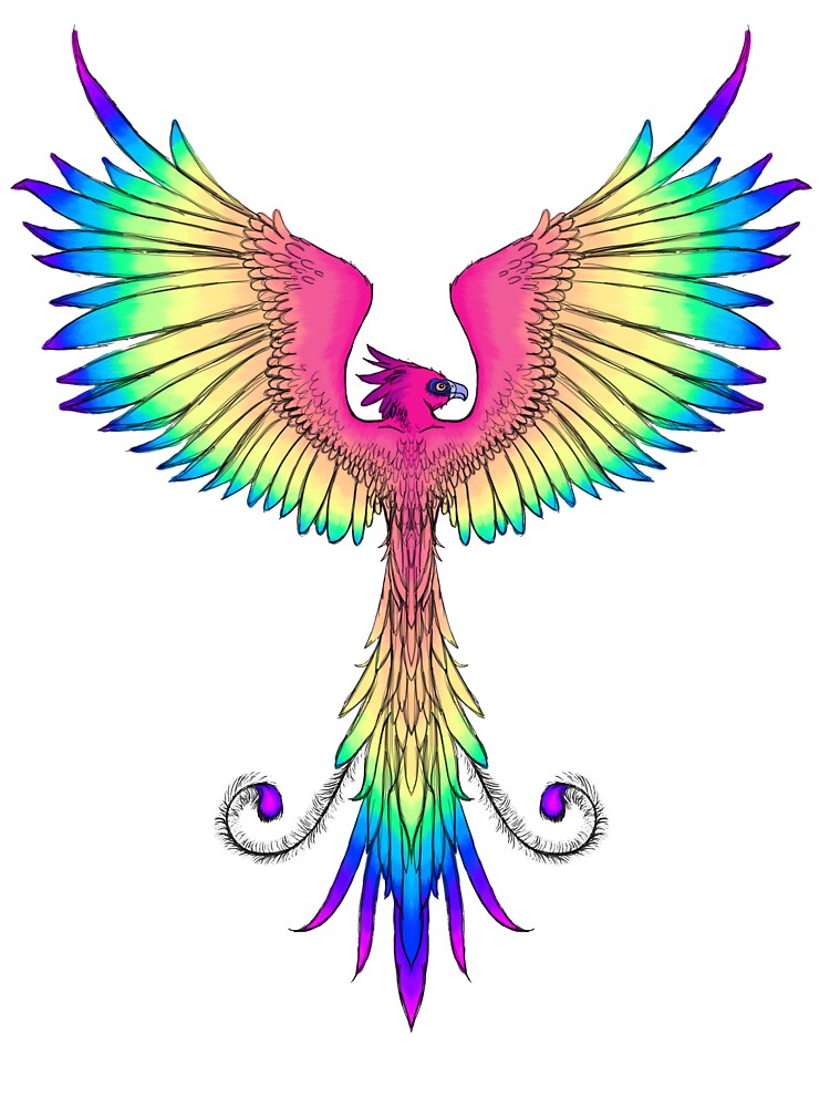 Rainbow Phoenix Kids T Shirt By Cooperp23 Redbubble - phoenix free roblox