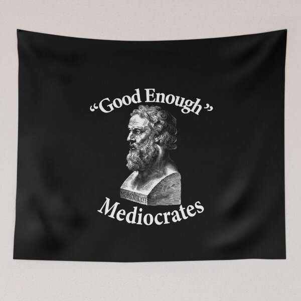 Item preview, Mediocrates - Greek philosopher of ambiguity and mediocrity designed and sold by notstuff.