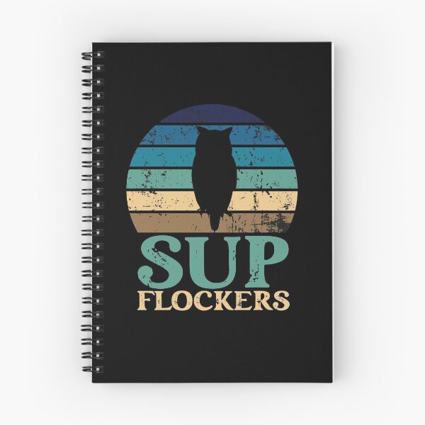 Item preview, Sup Flockers Owl Lover Funny Distressed Vintage  designed and sold by 1stAmendMerch.