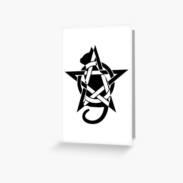 Set of 5 Pentagram/Pentacle Star STENCILS in 5 Sizes!  Halloween/Gothic/Wiccan