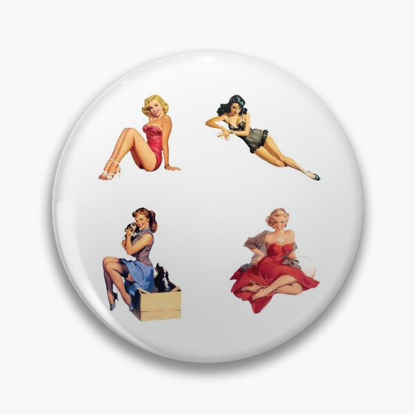 Item preview, Pin up Girl Sticker Pack designed and sold by royal-tees.