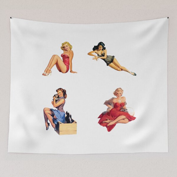 Item preview, Pin up Girl Sticker Pack designed and sold by royal-tees.