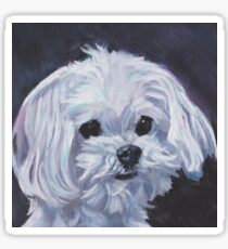 Maltese Fine Art Painting Sticker