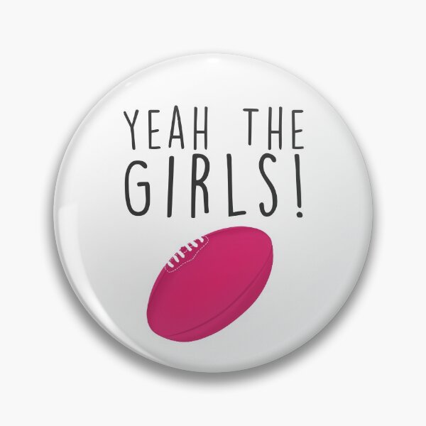 Item preview, Yeah The Girls! AFLW - Dark Font designed and sold by FreoHeaveHo.