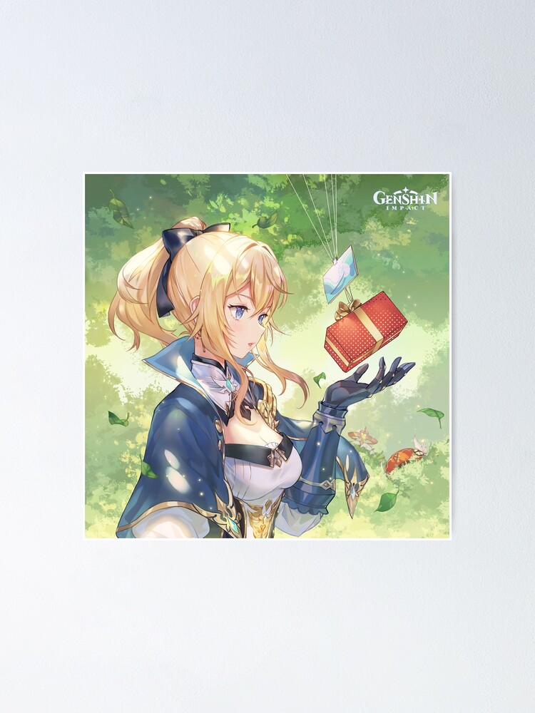 “Genshin Impact - Jean Birthday Official Artwork 2021” Poster by Krimsy