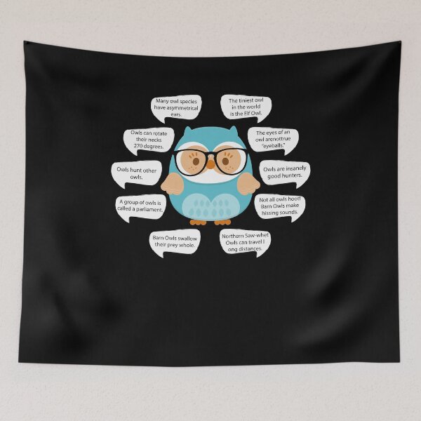 Item preview, Owl facts designed and sold by inkedtee.