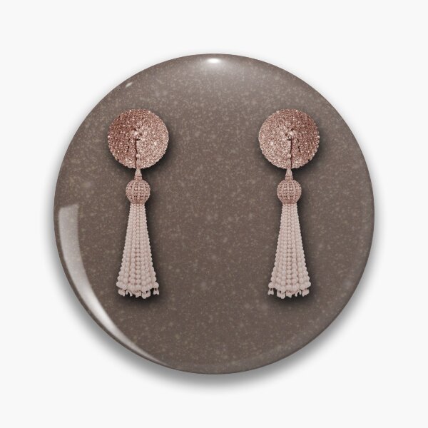 Item preview, Vintage Burlesque Tassel Twirl Pasties Dusty Pink designed and sold by Xarah.