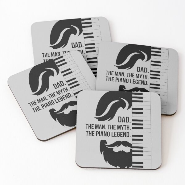 Item preview, Dad The Man The Myth The Piano Legend designed and sold by Rhu Creations.