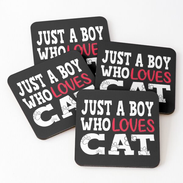 Item preview, Funny Gift for Boys Who Loves Cat designed and sold by KO-Design.