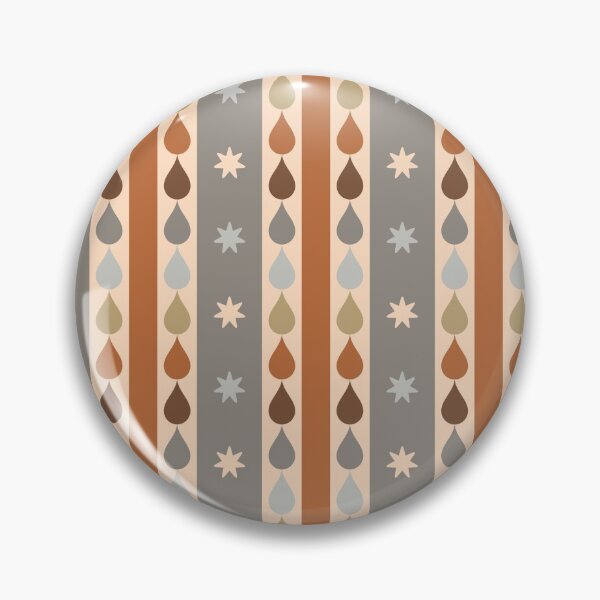 Item preview, Water Droplets and Star Shapes Pattern designed and sold by benznest.