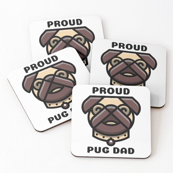 Item preview, Proud Pug Dad designed and sold by OraitoShop.