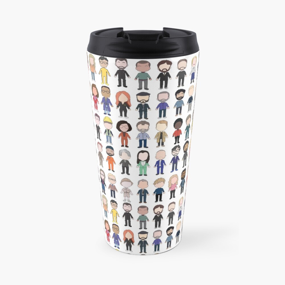 Cast Poster Taskmaster First Ten Series Travel Mug