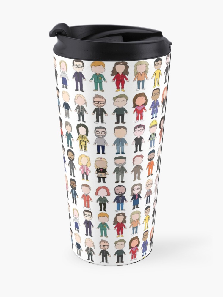 Alternate view of Cast Poster Taskmaster First Ten Series Travel Mug