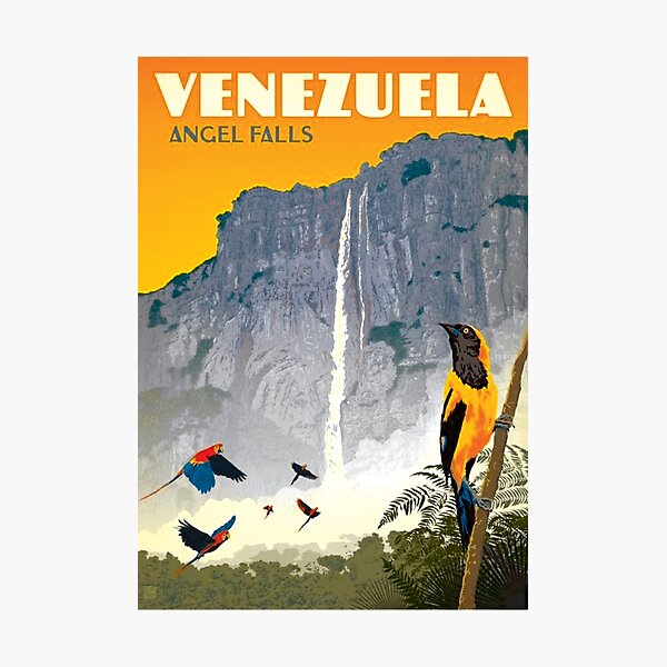 Old Venezuela Tourism Poster Photographic Print