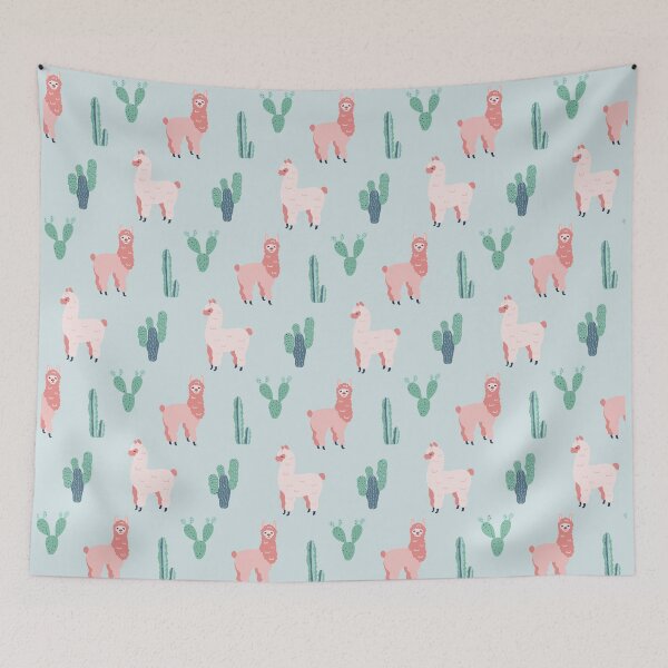 Item preview, lamas and cactus designed and sold by Antonio Cirrincione.