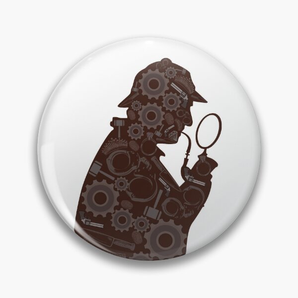 Item preview, Steampunk Sherlock Holmes Silhouette designed and sold by CheriGurl.