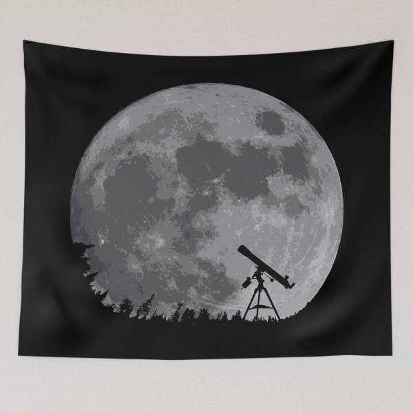 Item preview, Telescope Moon designed and sold by LazyBuffalo.
