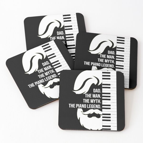 Item preview, Dad The Man The Myth The Piano Legend designed and sold by Rhu Creations.