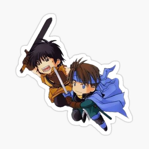 Aperçu de l'œuvre Autocollant Flik Viktor Suikoden créée et vendue par sincefunk.