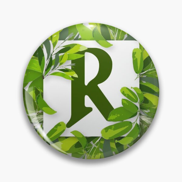 Item preview, Monogram R Foliage Frame | Wedding Letters | Floral Letter designed and sold by VinBasis.