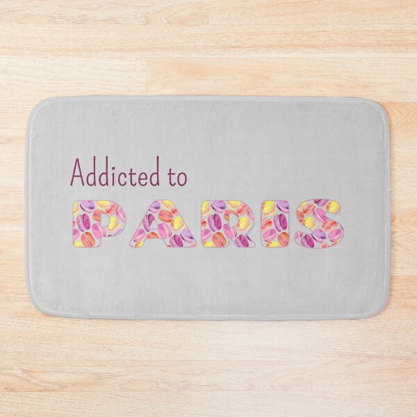 Item preview, Addicted to Paris | Paris Lovers | Watercolor Macarons designed and sold by CarolFreire.