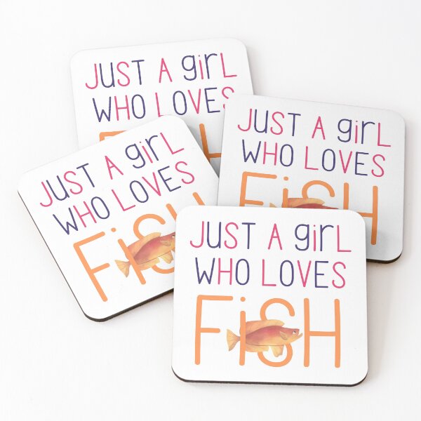 Item preview, Just a Girl Who Loves Fish Very Cute Gift for Fish Owners and Fish Lovers designed and sold by Nathalie Aynié.