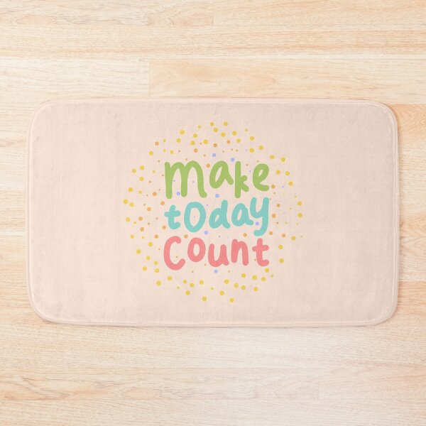 Item preview, Make today count - Motivate positive quote designed and sold by Trista Designs.
