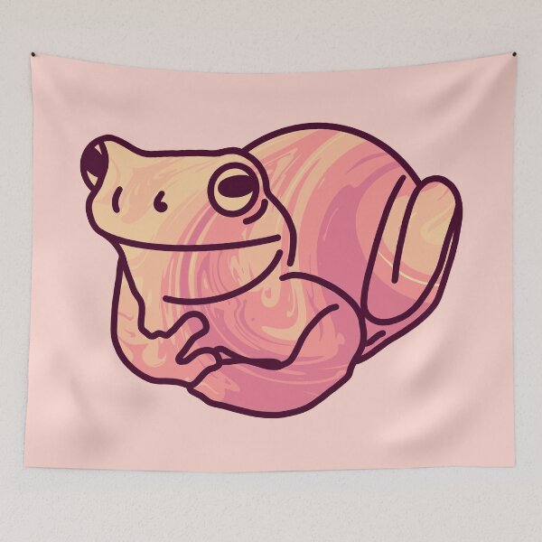 Item preview, Tie Dye Frog - Pink designed and sold by Emerald Jordan.