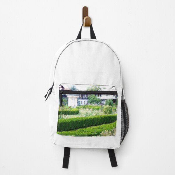Item preview, Vivid Garden Photo With Traditional Houses designed and sold by LuckyKermit.