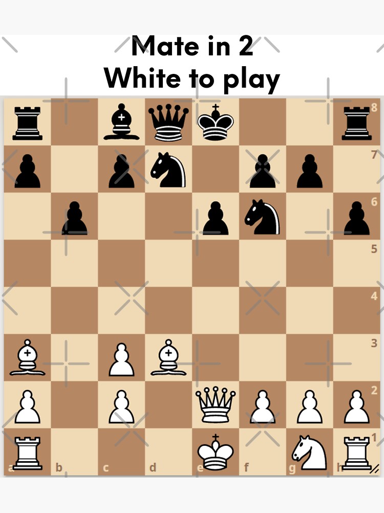 Chess Puzzle mate in 2 moves