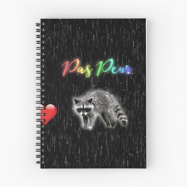 Item preview, Cute Neon Raccoon Rainbow Love Pas Peur Not Scared Couple designed and sold by Jolly-Yosei.