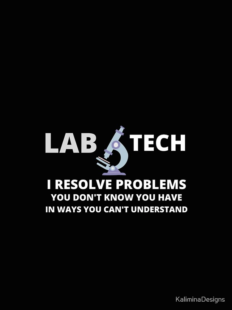 Thumbnail 4 of 4, iPhone Case, Lab Tech I Resolve Problems designed and sold by KaliminaDesigns.