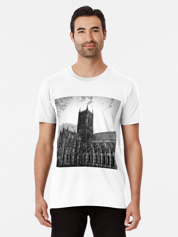 Thumbnail 1 of 6, Premium T-Shirt, Lincoln Cathedral designed and sold by robsteadman.