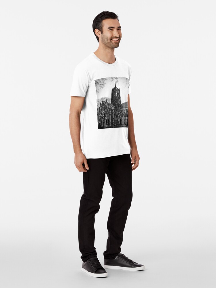 Thumbnail 3 of 6, Premium T-Shirt, Lincoln Cathedral designed and sold by robsteadman.