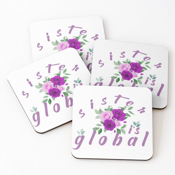 Item preview, Sisterhood is Global Sticker,mask designed and sold by Live  Today.
