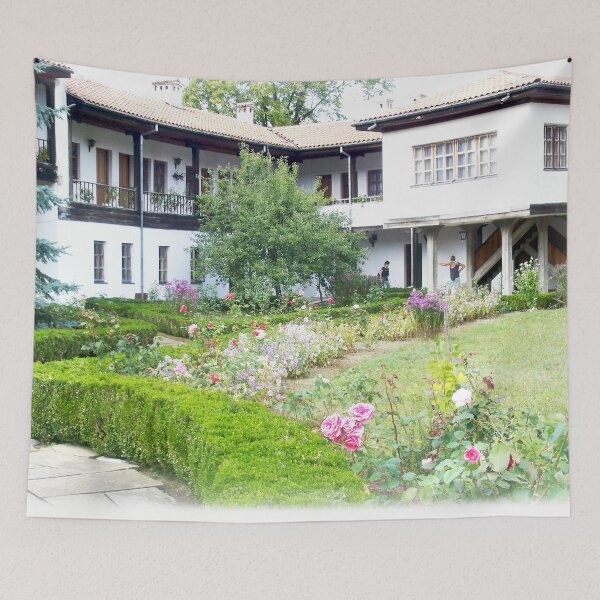 Item preview, Traditional Bulgarian House And A Beautiful Garden designed and sold by LuckyKermit.