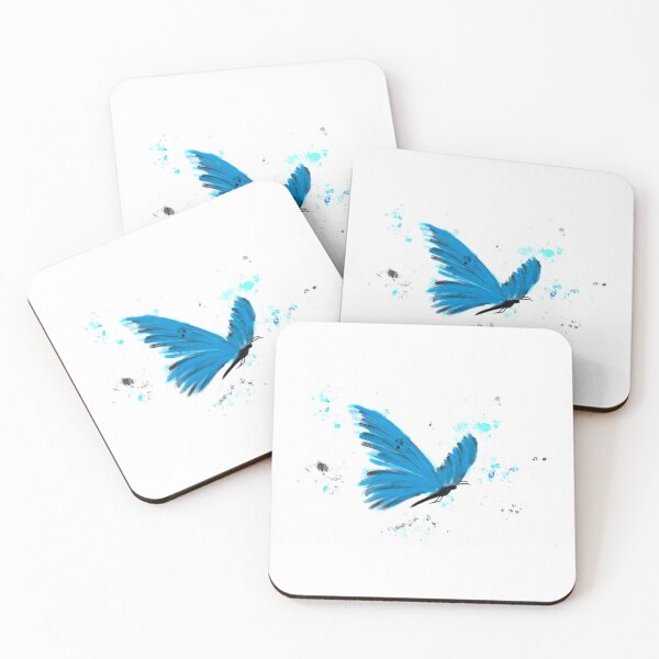 Item preview, Blue painted butterfly ?  designed and sold by BloomPrinted.