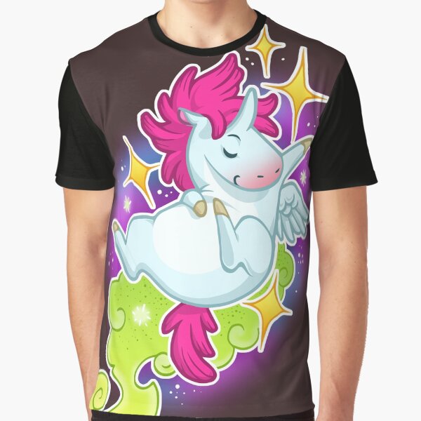 Chubby Unicorn Graphic T-Shirt