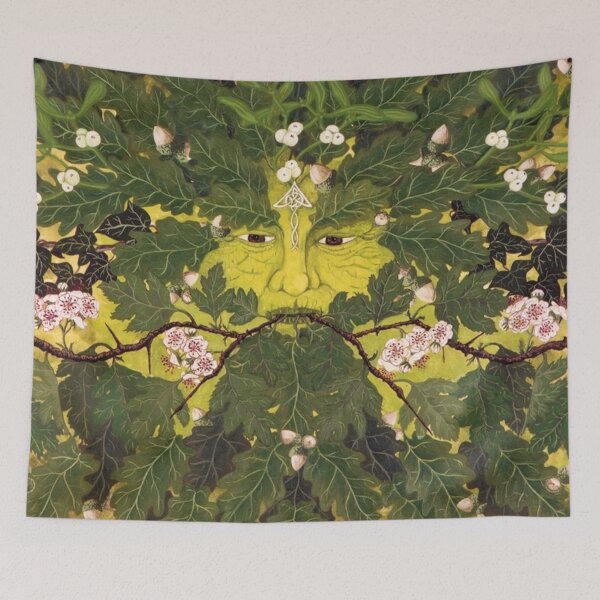 Item preview, The Greenman designed and sold by WildWoodGroves.