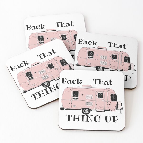 Item preview, Back That Thing Up Pink Camper designed and sold by adzdesigns14.