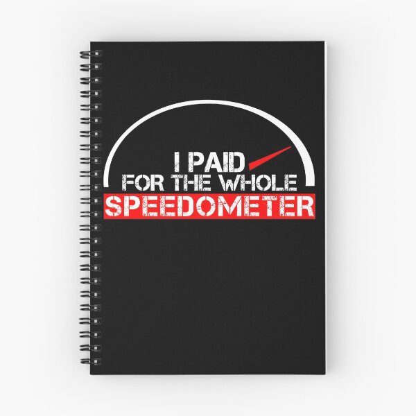Item preview, I paid for the whole speedometer White, red, black - ironic designed and sold by Honest-Quotes.