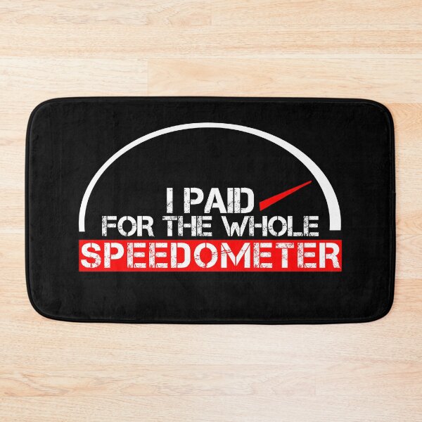 Item preview, I paid for the whole speedometer White, red, black - ironic designed and sold by Honest-Quotes.