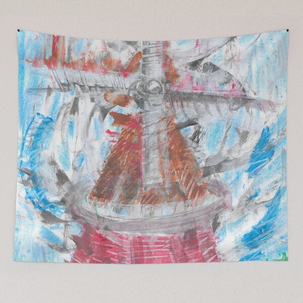 Item preview, Abstract windmill designed and sold by walterfest.