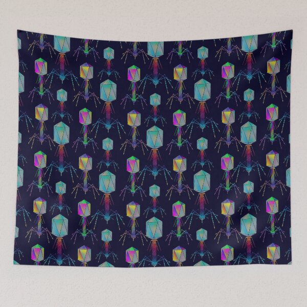 Item preview, Bacteriophage T4 virus pattern designed and sold by LifeScienceLot.