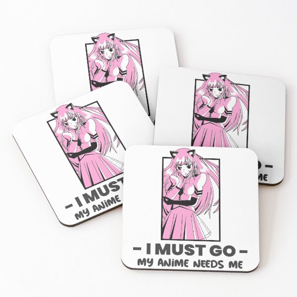 Item preview, Japanese I Must Go My Anime Needs Me designed and sold by WaGoods.