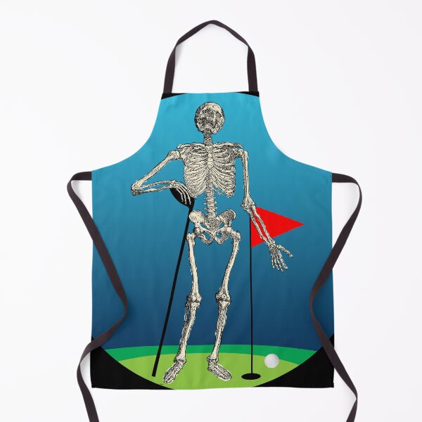 Item preview, Golf skeleton illustration designed and sold by luisraultg.